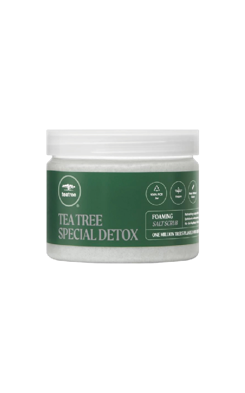 悅活綠礦泥淨化泡泡角質霜  Tea Tree Special Detox Foaming Salt Scrub