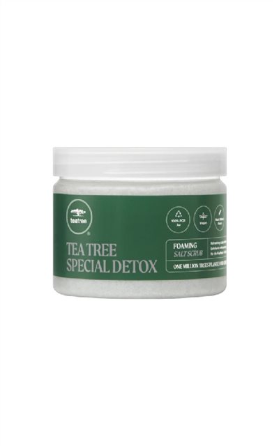 悅活綠礦泥淨化泡泡角質霜  Tea Tree Special Detox Foaming Salt Scrub